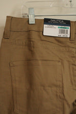 NEW Nautica Dark Tan School Uniform Pants | 16