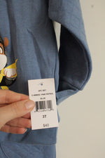 NEW Nickelodeon PAW Patrol Blue Textured Sweatshirt and Pants Set | 2T Pants / 3T Sweatshirt