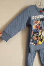 NEW Nickelodeon PAW Patrol Blue Textured Sweatshirt and Pants Set | 2T Pants / 3T Sweatshirt