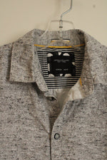 Denim and Flower Gray Cotton Long sleeve Button down Shirt | 5/6