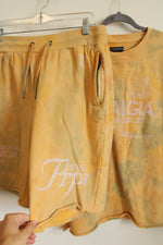 Prps Nostalgia Yellow Tie Dye Terry Shorts & Shirt Set | M/L