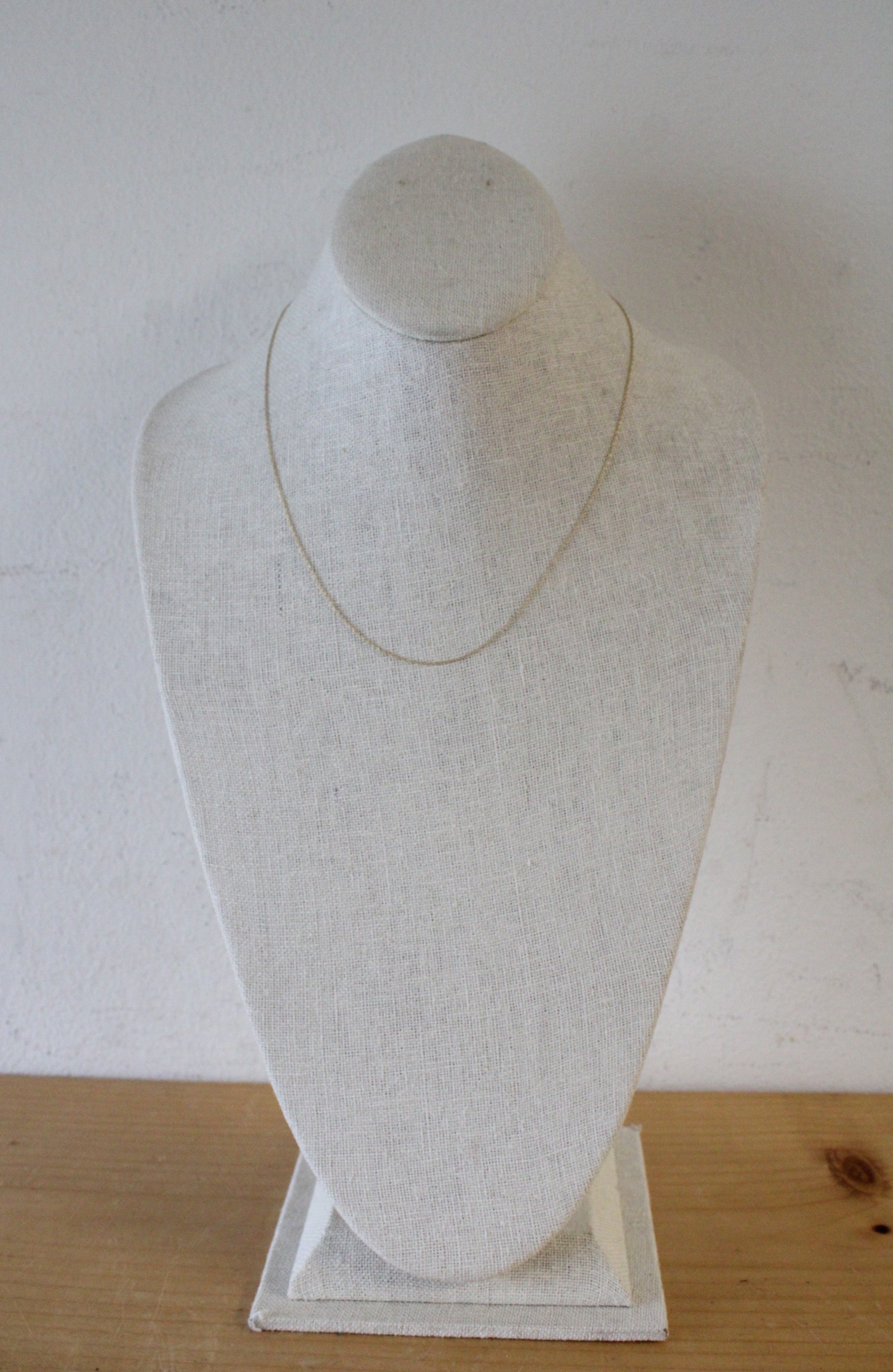14K Yellow Gold Dainty Chain Necklace
