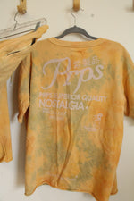 Prps Nostalgia Yellow Tie Dye Terry Shorts & Shirt Set | M/L