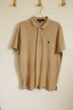 U.S. Polo Assn. Tan Polo Shirt | L
