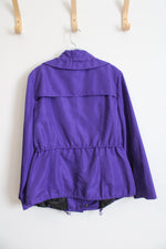 Chaus Purple Ruffled Jacket | M