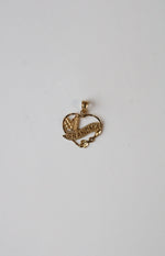 14K Yellow Gold #1 Grandma Necklace Pendant