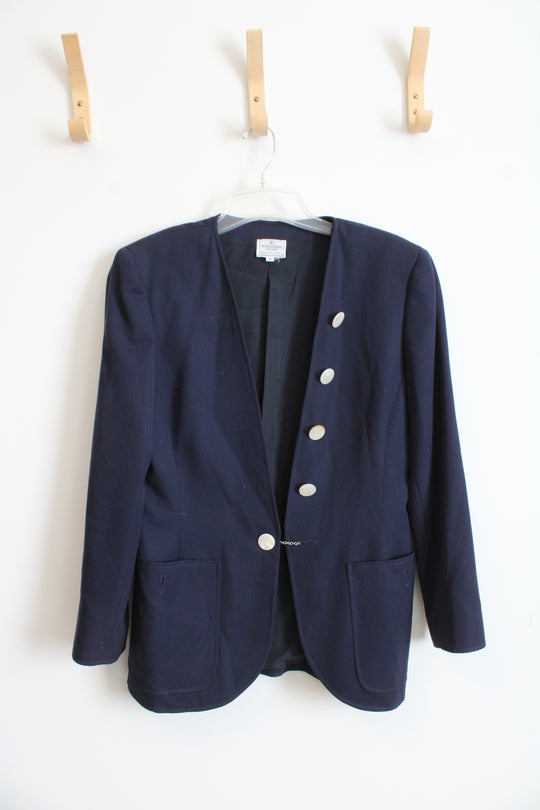 Valentino Vintage Navy Blazer | 14