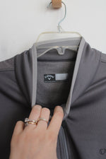 Callaway Gray 1/4 Zip Pullover Sweatshirt | XL