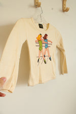 Lucky Lady Vintage Dancer Little Girl's Long Sleeved Shirt | 6/8