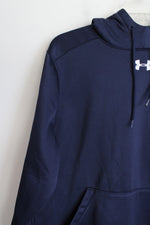 Under Armour Navy Blue Logo Hoodies | XL