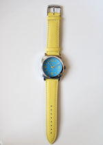 Joan Rivers Classic Yellow Genuine Leather Watch