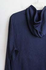 Under Armour Navy Blue Logo Hoodies | XL