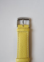 Joan Rivers Classic Yellow Genuine Leather Watch