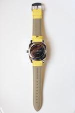 Joan Rivers Classic Yellow Genuine Leather Watch