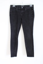 LOFT Modern Skinny Black Jeans | 0 Petite