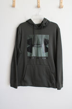 Under Armour Loose Fit Green Logo Hoodie | XL
