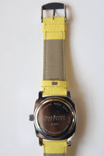 Joan Rivers Classic Yellow Genuine Leather Watch