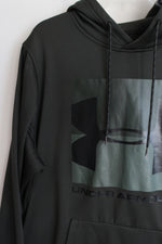 Under Armour Loose Fit Green Logo Hoodie | XL