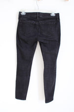 LOFT Modern Skinny Black Jeans | 0 Petite