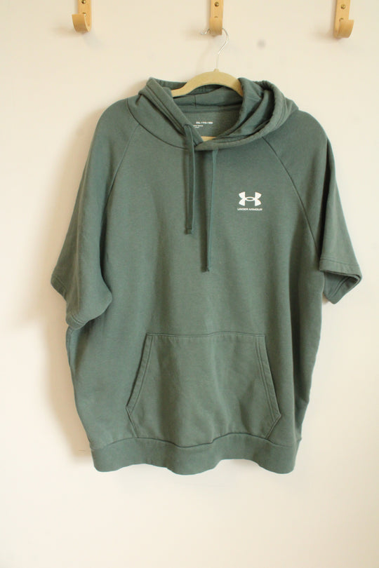 Under Armour Short Sleeved Loose Fit Hoodie | XXL
