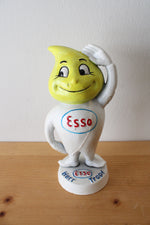 Vintage Esso Oil Herr Tropf Cast Iron Coin Bank