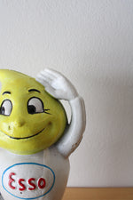 Vintage Esso Oil Herr Tropf Cast Iron Coin Bank