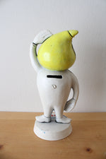 Vintage Esso Oil Herr Tropf Cast Iron Coin Bank