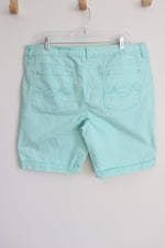Faded Glory Blue Denim Shorts | 18