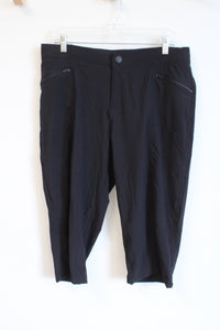 Lee Active Performance Black Lightweight Capris | 12 Petite