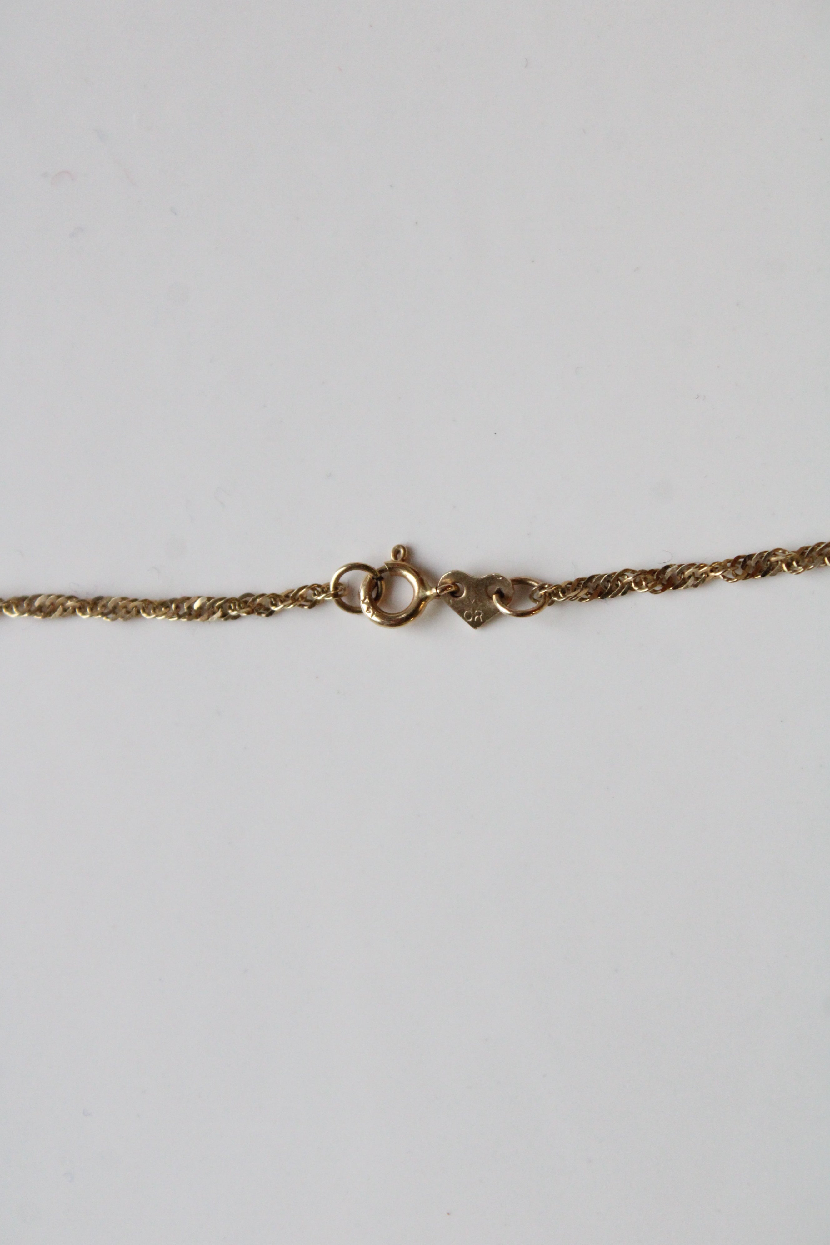 14K Yellow Gold Cross Necklace