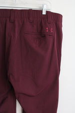Under Armour Loose Fit Burgundy Chino Pants | 40X30