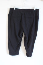 Lee Active Performance Black Lightweight Capris | 12 Petite