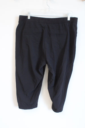 Lee Active Performance Black Lightweight Capris | 12 Petite