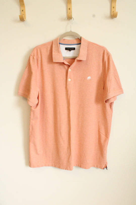 Banana Republic Light Orange Polo Shirt | XL