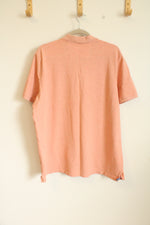 Banana Republic Light Orange Polo Shirt | XL