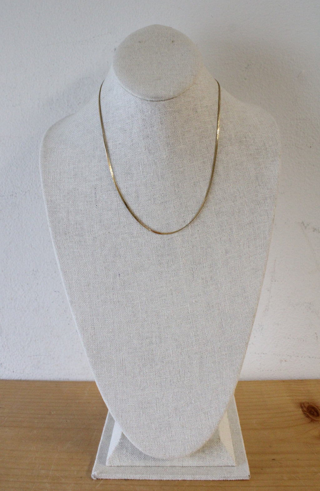 14K Yellow Gold Snake Chain Necklace