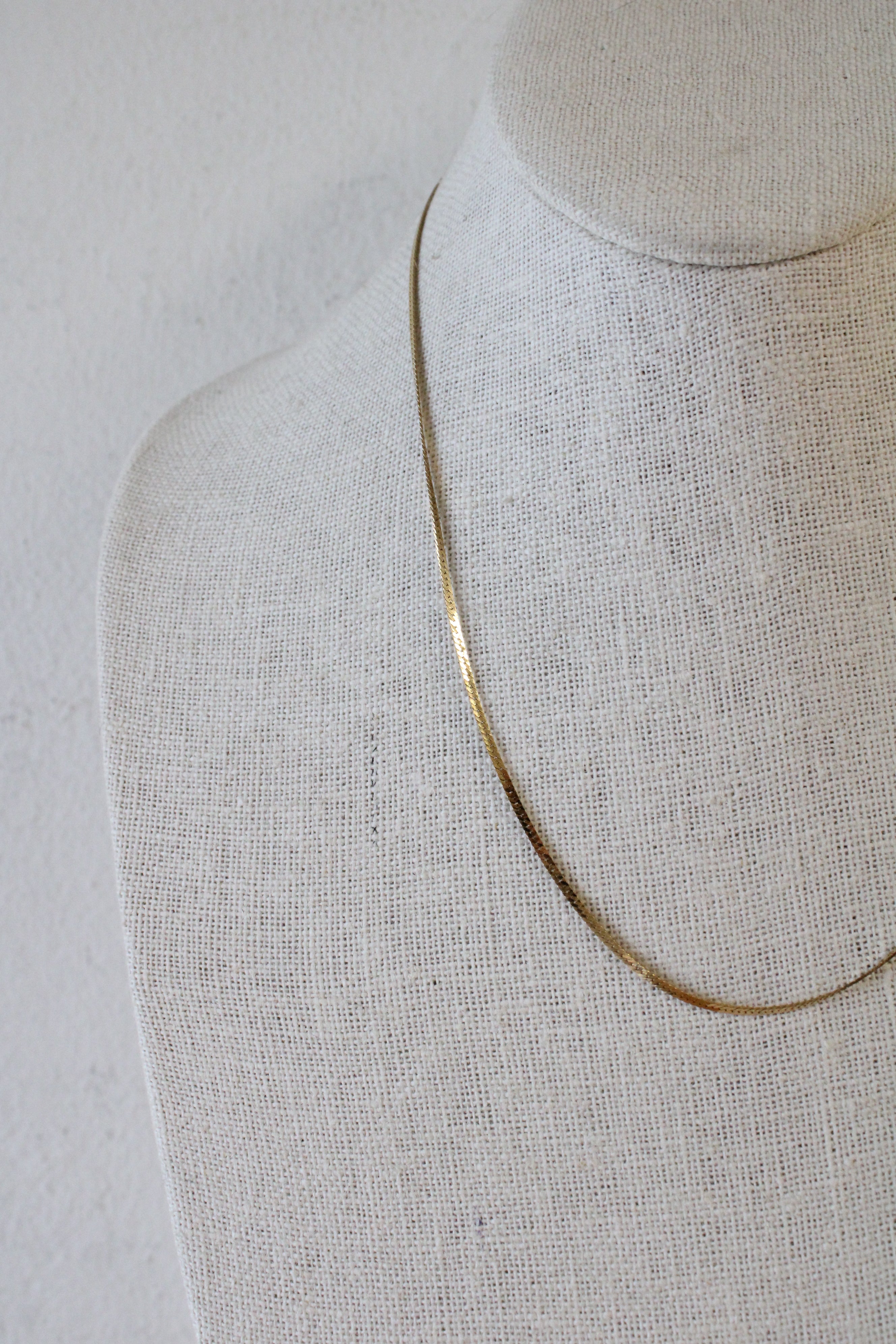 14K Yellow Gold Snake Chain Necklace