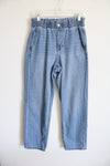 American Eagle High Rise Paperbag Waist Jeans | 10