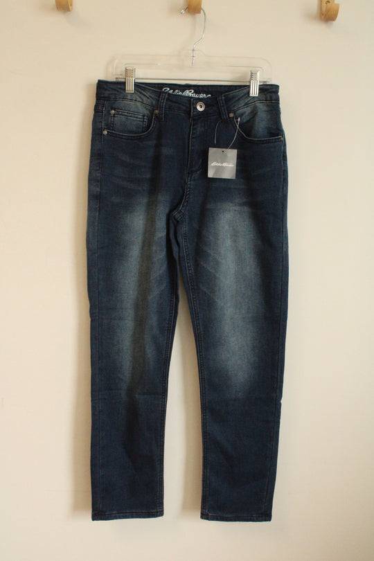NEW Eddie Bauer Dark Wash Skinny Jeans | 12