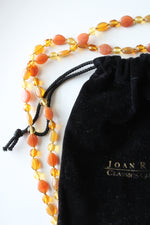 Joan Rivers Classics Collection Orange Beaded Necklace