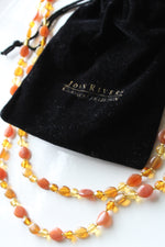 Joan Rivers Classics Collection Orange Beaded Necklace