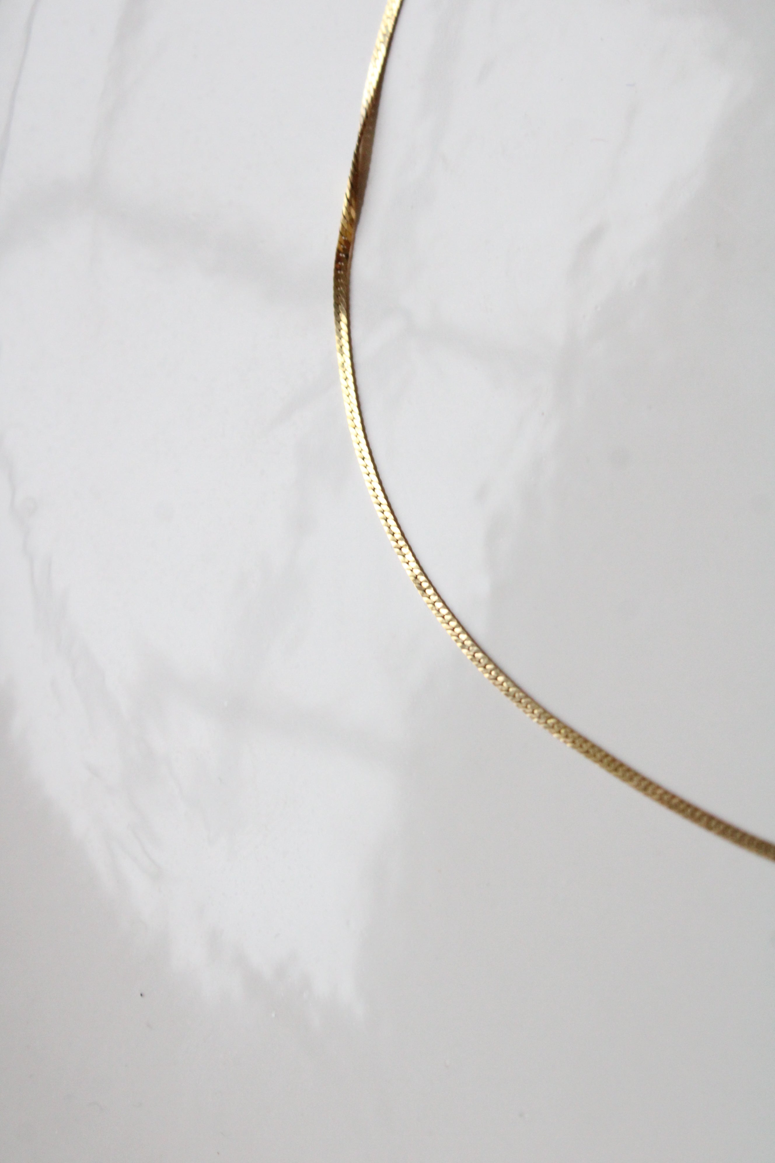 14K Yellow Gold Snake Chain Necklace