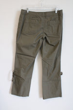 New York & Co. Olive Green Lightweight Cargo Pants | 8