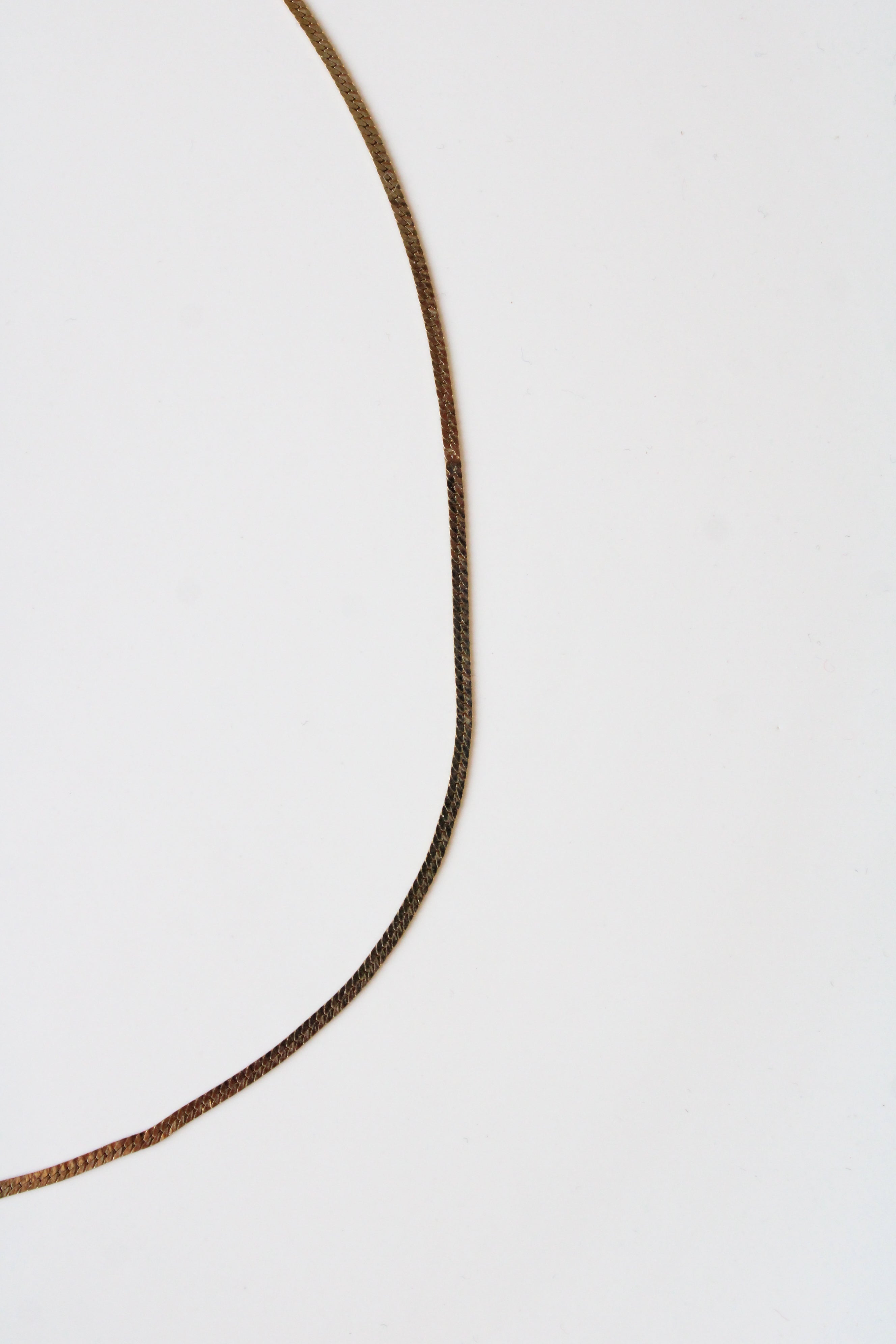 14K Yellow Gold Snake Chain Necklace