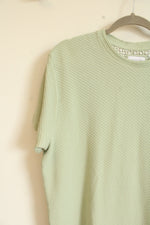 Cactus Man Ricky Singh Light Mint Green Textured Shirt | XL