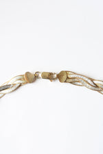 Two-Tone Sterling Braided Necklace