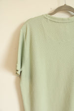 Cactus Man Ricky Singh Light Mint Green Textured Shirt | XL