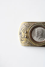 1970's Western Style 50 cent Piece Belt Buckle