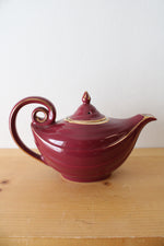 Vintage Hall Aladdin Genie 6-Cup Red Teapot
