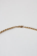 14K Yellow Twisted Gold Chain Necklace